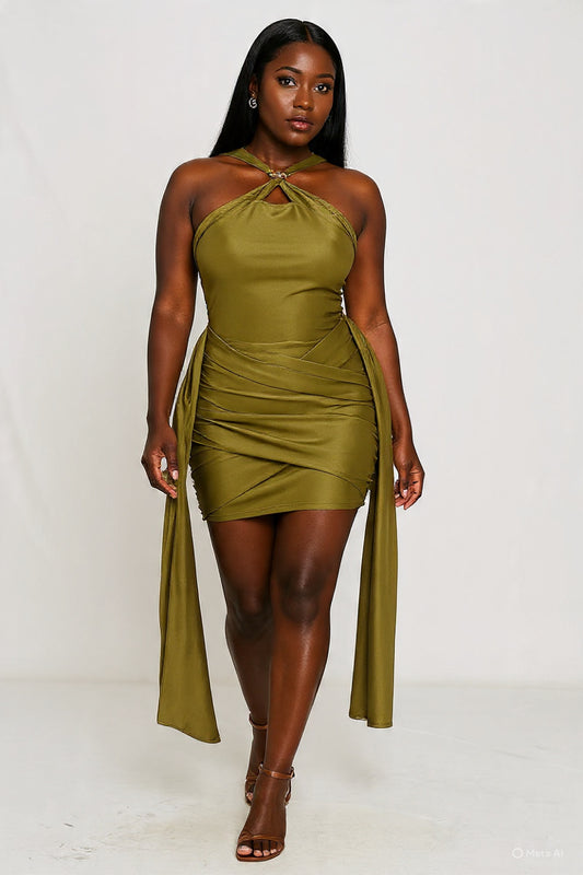 Luxe Satin Dress